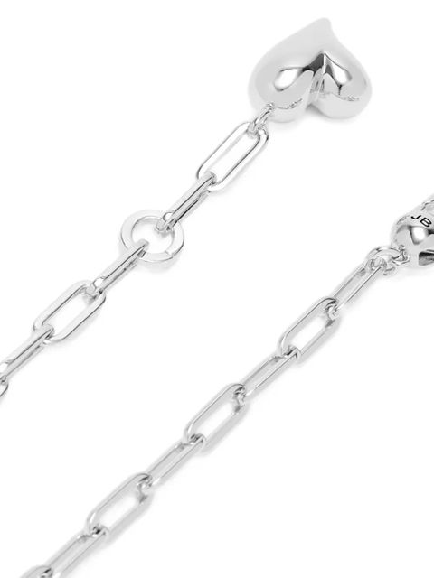 Jenny Bird heart-pendant chain necklace - Silver