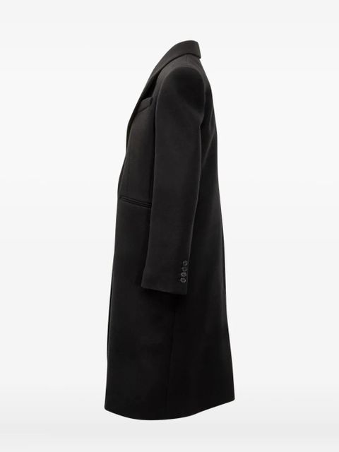 Givenchy single-breasted wool coat - Black