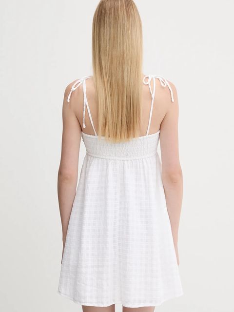 Hollister Co. sukienka bawełniana kolor biały mini rozkloszowana KI359-5348 - zdjęcie produktu nr 2