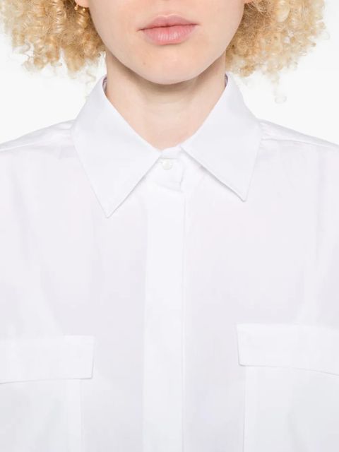 Max Mara pocket layered shirt - White