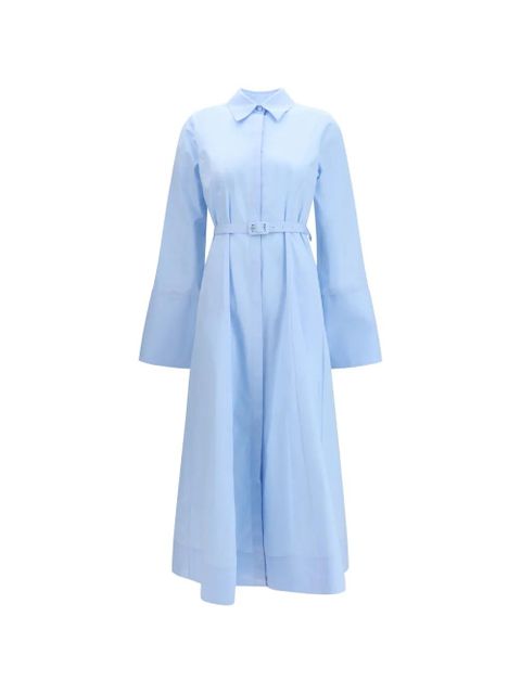 Gabriela Hearst Carmina flared-sleeve dress - Blue - zdjęcie produktu nr 1