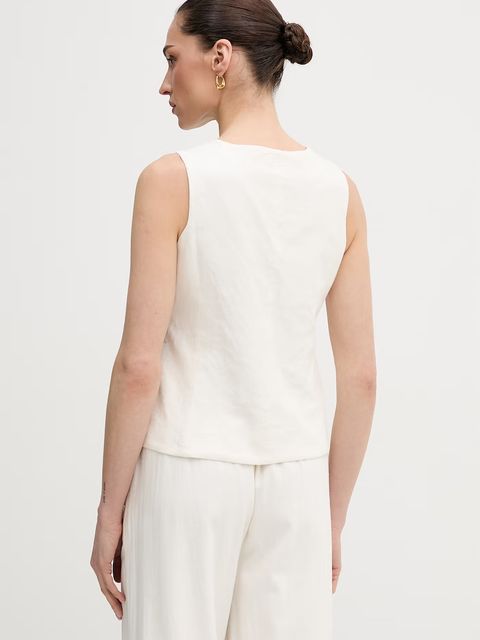 Dkny kamizelka z dodatkiem lnu - zdjęcie produktu nr 2