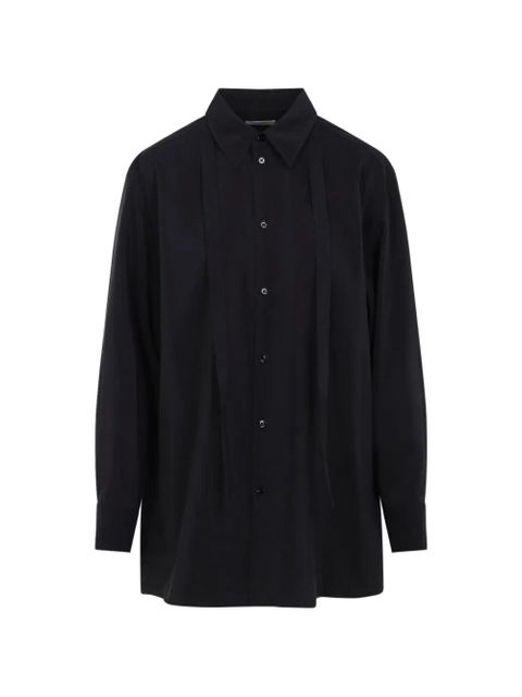 LEMAIRE pleated shirt - Black - zdjęcie produktu nr 1