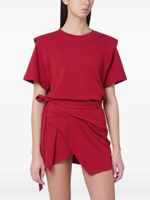 ISABEL MARANT shoulder detail T-shirt - Red - zdjęcie produktu nr 1