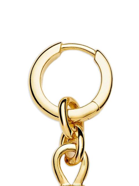 Missoma Ridge T-bar hoop earrings - Gold - zdjęcie produktu nr 2