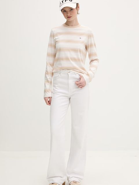 Tommy Jeans longsleeve damski bawełniany - zdjęcie produktu nr 1