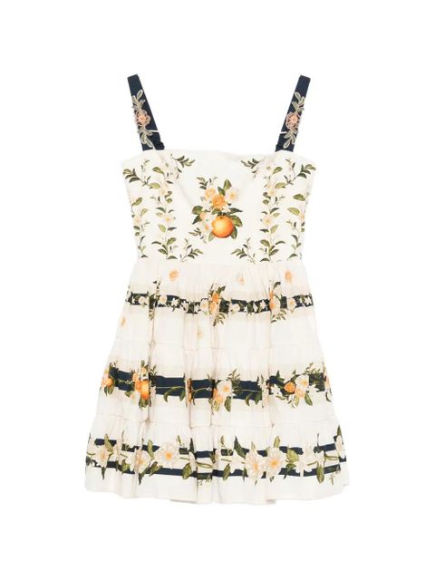 Agua By Agua Bendita floral-print mini dress - Neutrals - zdjęcie produktu nr 1