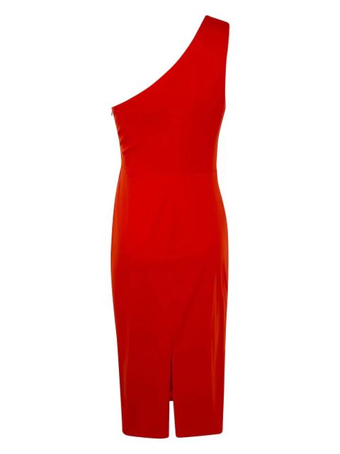 Lauren Ralph Lauren one-shoulder midi dress - Orange