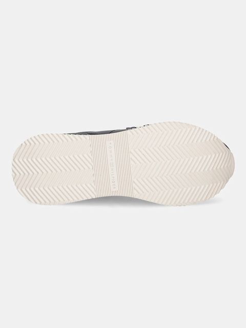 Tommy Hilfiger sneakersy skórzane CHIC FASHION RUNNER damskie kolor czarny FW0FW08695