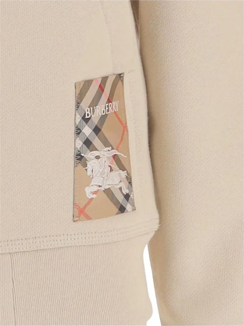 Burberry Check Label zip-up hoodie - Neutrals - zdjęcie produktu nr 2