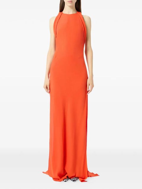 Blumarine halterneck maxi dress - Orange - zdjęcie produktu nr 2