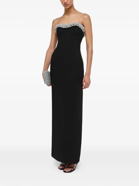 Simkhai Riona embellished-bustier dress - Black