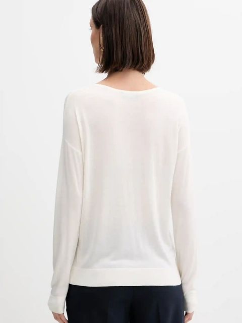 United Colors of Benetton sweter damski kolor beżowy lekki 103VD10AV