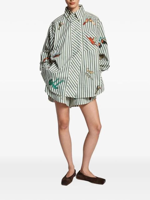 ALEMAIS Bisou striped shirt - Green - zdjęcie produktu nr 2