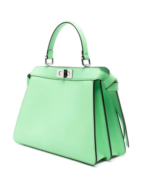 FENDI medium Peekaboo ISeeU tote bag - Green
