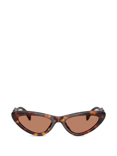 Miu Miu Eyewear cat-eye sunglasses - Brown - zdjęcie produktu nr 1