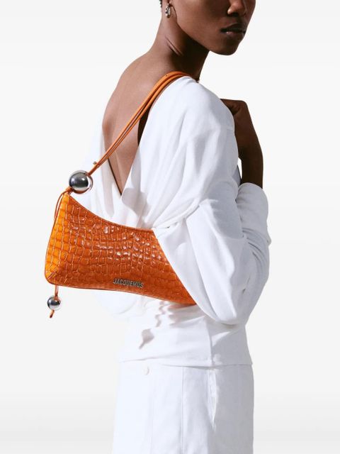 Jacquemus The Bisou Perle shoulder bag - Orange
