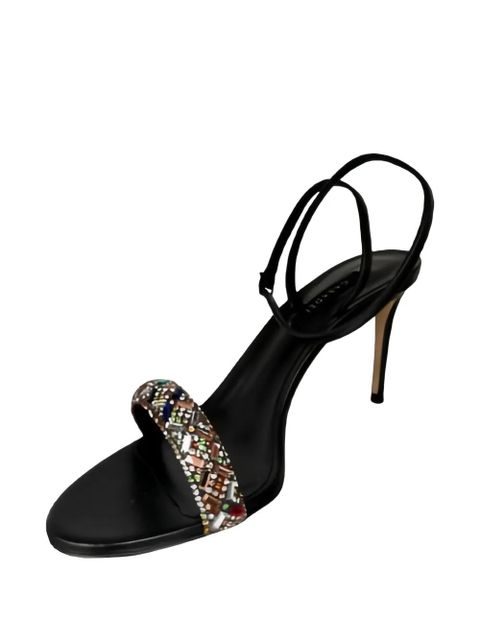 Casadei embellished wrap-around sandals - Black
