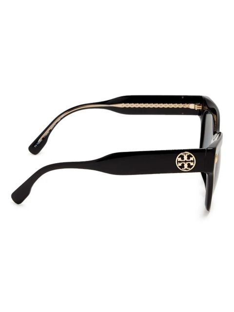 Tory Burch Miller rectangle-frame sunglasses - Black - zdjęcie produktu nr 2