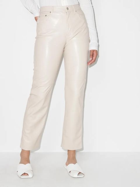 Nanushka Vinni straight-leg trousers - Neutrals - zdjęcie produktu nr 2