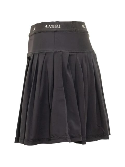 AMIRI pleated mini skirt - Black - zdjęcie produktu nr 2