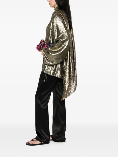 Lanvin button asymmetric top - Gold - zdjęcie produktu nr 2