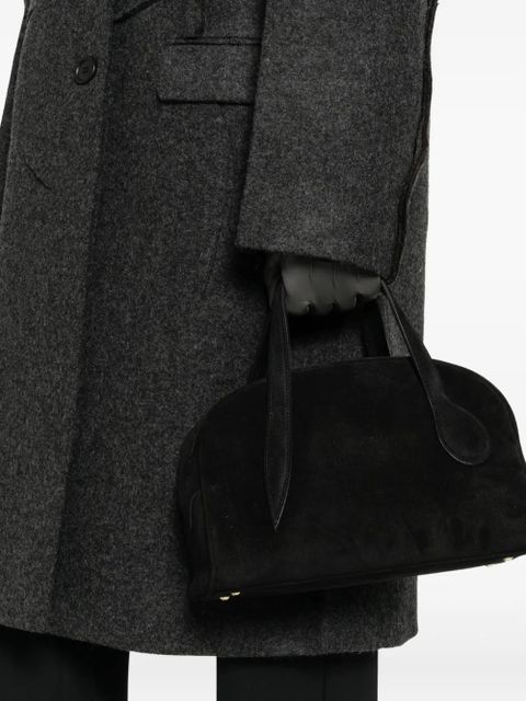 Liffner mini suede satchel bag - Black