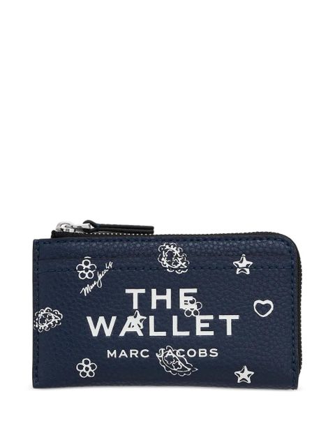 Marc Jacobs bandana leather zip wallet - Blue - zdjęcie produktu nr 1
