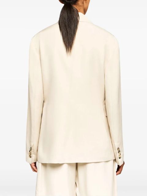 JW Anderson tailored wrap blazer - Neutrals