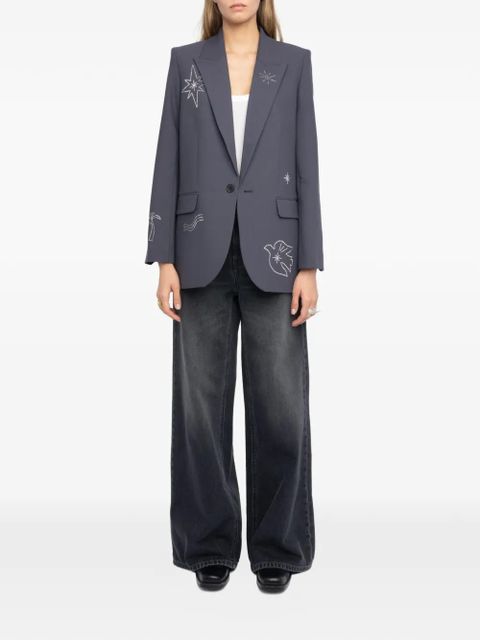 Zadig&Voltaire embellished blazer - Grey - zdjęcie produktu nr 2