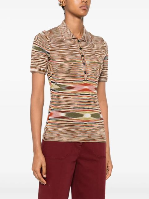 Missoni striped polo shirt - Green - zdjęcie produktu nr 1