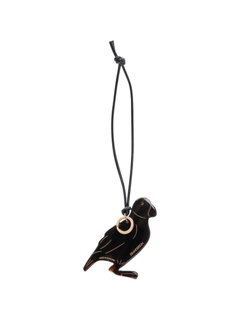 JW Anderson Puffin leather charm - Black - zdjęcie produktu nr 1