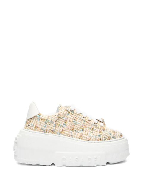 Casadei Nexus bouclé sneakers - White - zdjęcie produktu nr 1