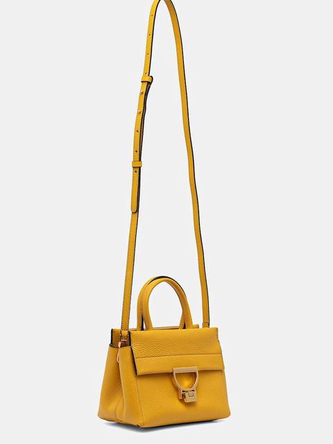 Coccinelle torebka skórzana ARLETTIS kolor żółty MD5 18 02 01 - zdjęcie produktu nr 2