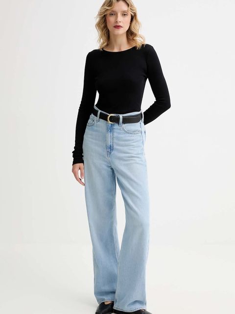 MUUV. longsleeve MUUV. x Answear kolor czarny - zdjęcie produktu nr 2