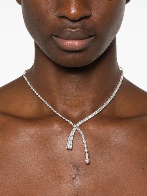 Swarovski Matrix Y necklace - Silver - zdjęcie produktu nr 2