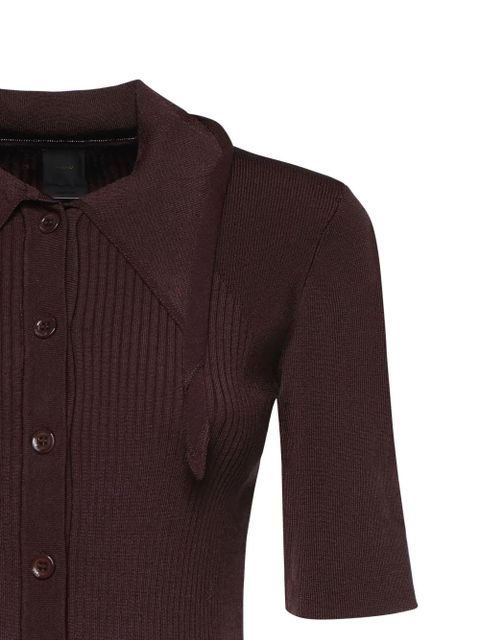 PINKO ribbed shirt - Brown