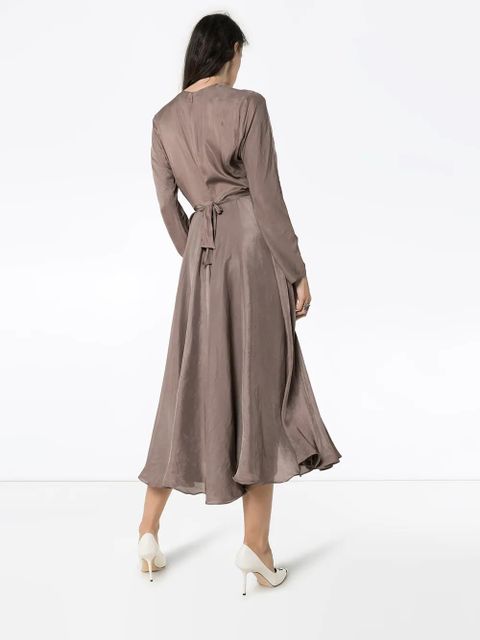 Prada layered midi dress - Neutrals