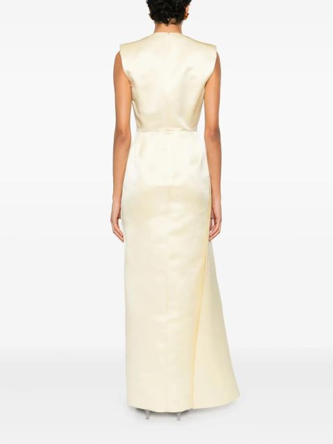 Givenchy V-neck twisted dress - Neutrals