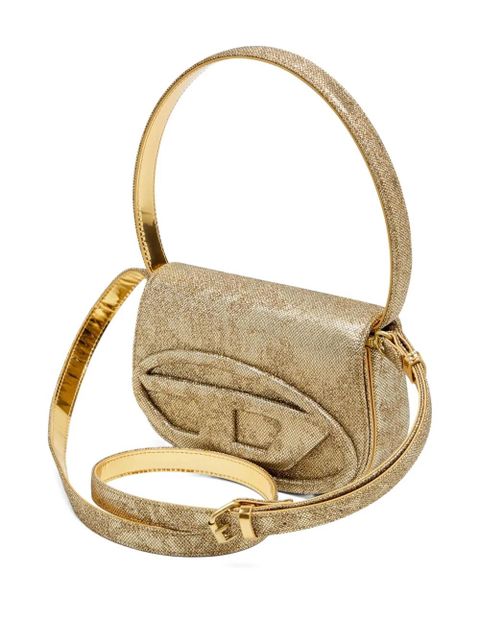 Diesel 1DR glitter-embellished shoulder bag - Gold