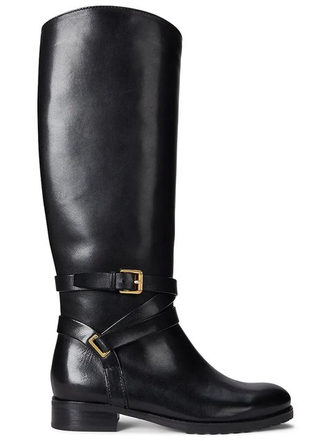 Lauren Ralph Lauren kozaki skórzane Collins Tll - zdjęcie produktu nr 2