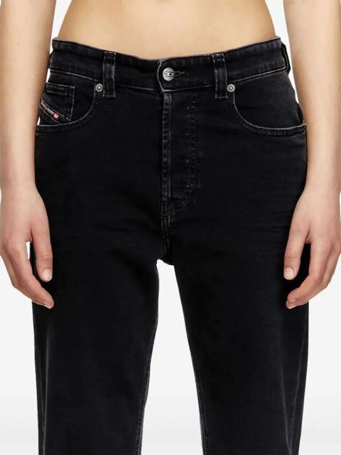 Diesel high-waisted straight-leg jeans - Black - zdjęcie produktu nr 2