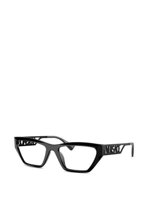 Versace Eyewear cut-out cat-eye glasses - Black - zdjęcie produktu nr 1