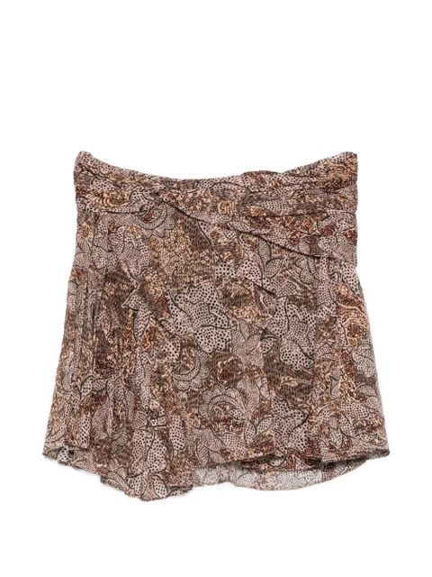 ISABEL MARANT Camia printed mini skirt - Neutrals - zdjęcie produktu nr 1
