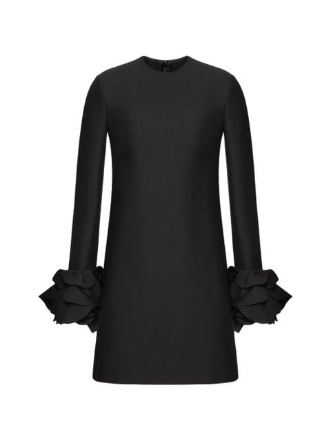 Valentino Garavani Crepe Couture embroidered mini dress - Black - zdjęcie produktu nr 1