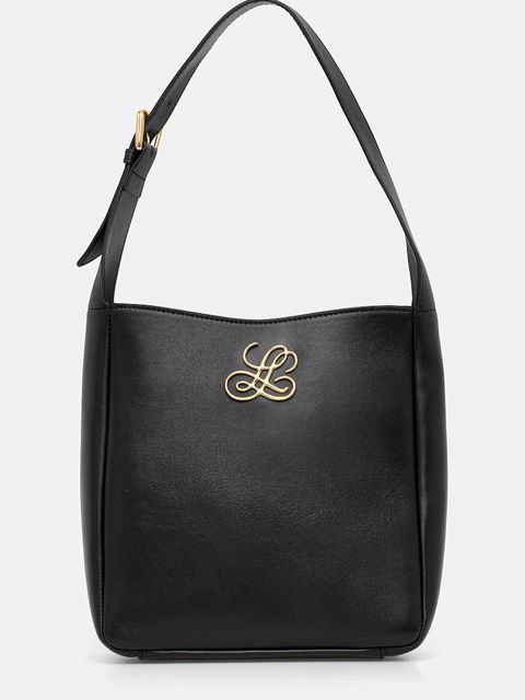 Luisa Spagnoli torebka skórzana kolor czarny 542724 - zdjęcie produktu nr 1