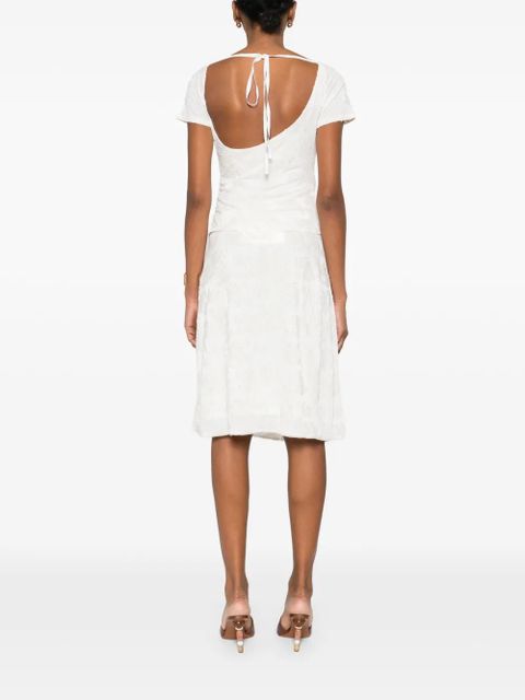 SIR. Blanca wrap midi skirt - Neutrals