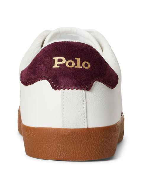 Polo Ralph Lauren sneakersy skórzane Court Vlc Pp kolor biały 816974111001 - zdjęcie produktu nr 2