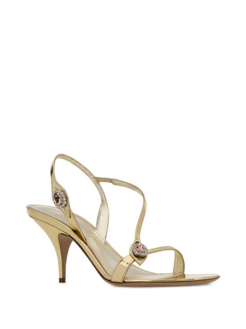 Ferragamo Sibilla leather sandals - Gold - zdjęcie produktu nr 2