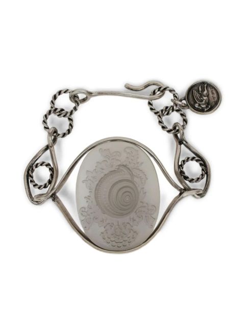 ETRO cameo shell bracelet - Silver - zdjęcie produktu nr 1